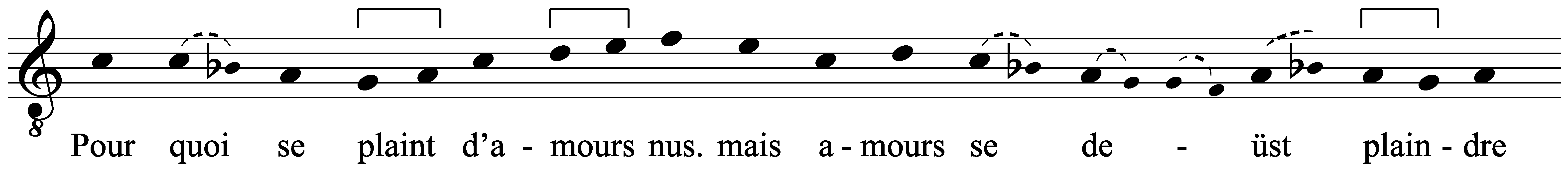 Work musical notation